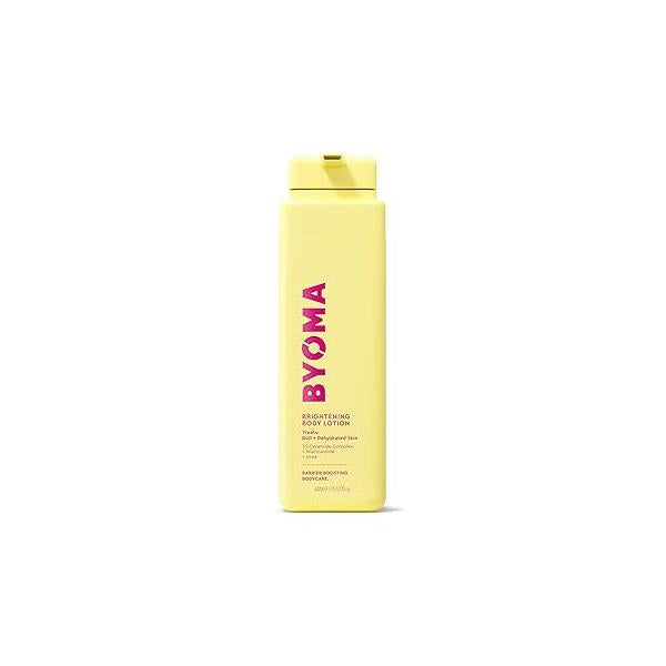 BYOMA Brightening Body Lotion - For Dull, Dehydrated Complexion Creamy Moisturizer with Niacinamide & Azelaic Acid Evens Tone Supports Barrier 13.52 fl oz