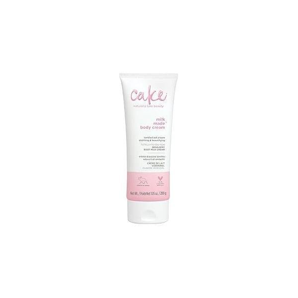 Cake Beauty, Shea Butter Body Cream Lotion For Women Dry Skin, Basic, Milk Made Indulgent, 7 Fl Oz