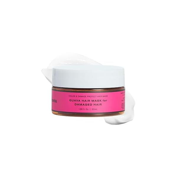 Ceremonia Guava Hair Mask Color Protection and Damage Repair with Agave, 1.69 fl. oz. | 50 ml.