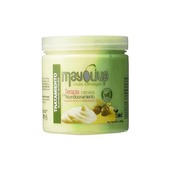 BOE Mayoliva Intensive Conditioning Therapy for Dry & Damaged Hair, 8.5 Oz, Ounces