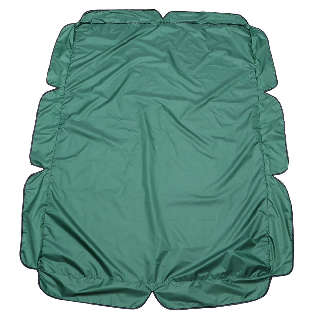 Kitandove Garden Patio Swing Cover Scalloped Edge Dark Green 164x114in 1Pcs