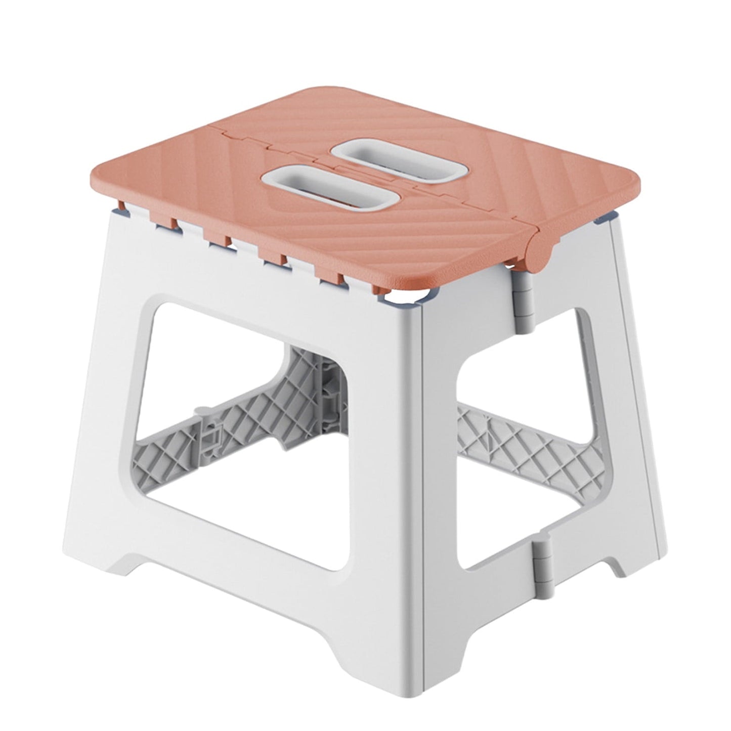 Kraoden Portable Folding Stool, Lightweight Plastic Chair for Outdoor Camping, Home Use, Easy Assembly & Storage, Sturdy, Comfortable Seating with Anti-Slip Base