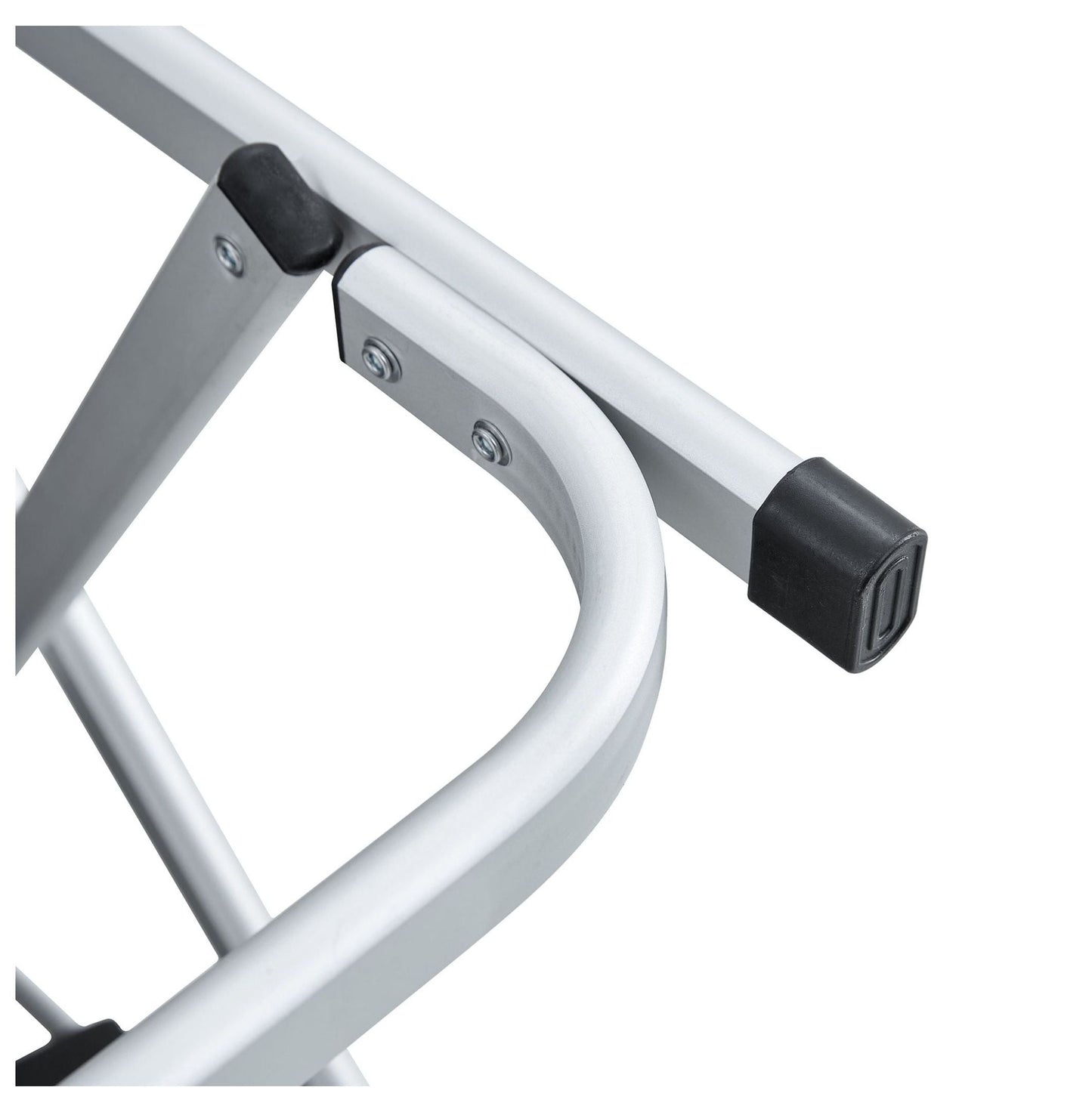 1-piece Padded Folding Outdoor Chair with Side Table and Storage Pockets, Lightweight Oversized Directors Chair for indoor, Outdoor Camping, Picnics and Fishing, Black/Grey Black+ Gray