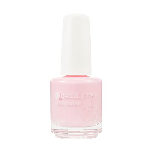 Dazzle Dry Nail Lacquer (Step 3) - Yoga Mama - A light chalky bubblegum pink. Full coverage cream. (0.5 fl oz)