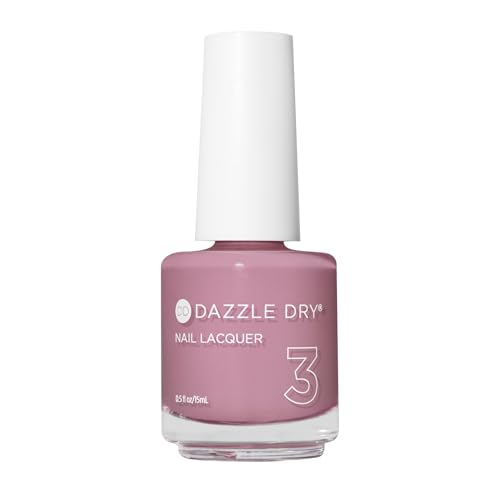 Dazzle Dry Nail Lacquer (Step 3) - Picking Peonies - A romantic pinky mauve. Full coverage cream. (0.5 fl oz)