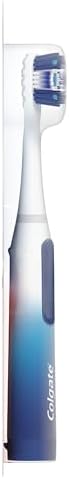 Colgate 360 Floss Tip Sonic Powered Battery Toothbrush, 2 Pack with Floss Tip Refill Heads