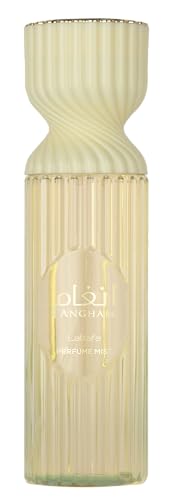 Lattafa Angham Perfume Mist 250ml – Luxurious Body Spray with Mandarin, Ginger, Pink Pepper, Praline, Lavender, Musk, Amber & Vanilla Notes