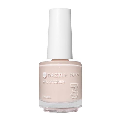 Dazzle Dry Nail Lacquer (Step 3) - So On Pointe - A pale almond cream. Semi-sheer cream. (0.5 fl oz)