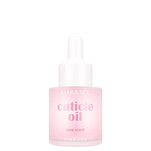 KIARA SKY Cuticle Oil - Hydrating, Nourishing & Moisturizing, Repair for Weak Damaged Nails 0.7 fl oz - Rose Scent