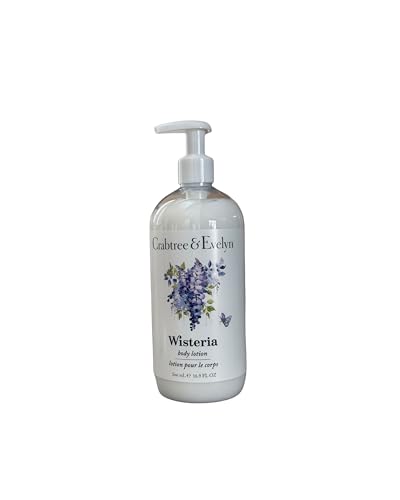 Crabtree & Evelyn Wisteria Bath Set Shower Gel and Body Lotion Duo (Duo, Wisteria)