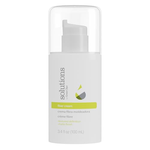 GREAT CLIPS Solutions Fiber Cream 3.4oz | Firm Hold with Pliable Styling | Create Volume and Lift | Great for Naturally Curly Hair