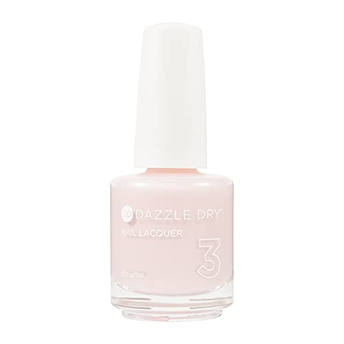 Dazzle Dry Nail Lacquer (Step 3) - Strawberry Macaron - A semi-sheer pale strawberry with lavender undertones. (0.5 fl oz)