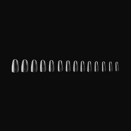 Aprés Gel-X Sculpted Round Medium Box of Nail Tips, 500pc Soft Gel Nail Tips, 11 Sizes 00-9, Nail Extensions