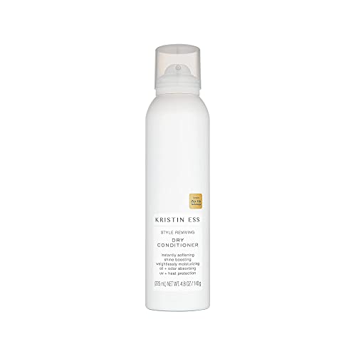 Kristin Ess Hair Style Reviving Dry Conditioner for Moisture + Shine with Heat Protectant - Softens, For Oily Hair, Vegan, Color + Keratin Safe, 4.8 fl oz
