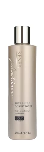 Kenra Professional Platinum Luxe Shine Conditioner | Gold Enriched | Rich, Shine-Enhancing Daily Conditioner | Revitalies for Improved Manageability & Smoothness | All Hair Types | 8.5 fl. Oz