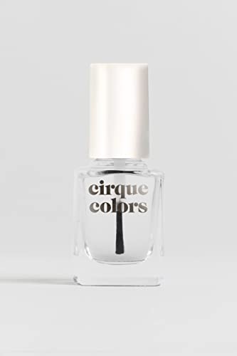 Cirque Colors Looking Glass Top Coat - Quick Dry, High Gloss Top Coat Nail Polish - 0.37 Fl Oz (11 mL) - Vegan & Cruelty-Free