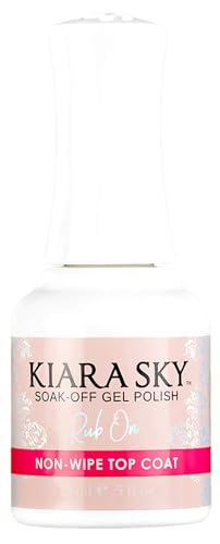 KIARA SKY Rub On LED UV Soak Off Non Wipe Gel Top Coat for Nails
