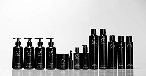 J Beverly Hills Platinum 5 In 1 Leave-in Styling Emulsion Cream with Argan Oil for Heat Protection, (3.4 Oz, 8 Oz)