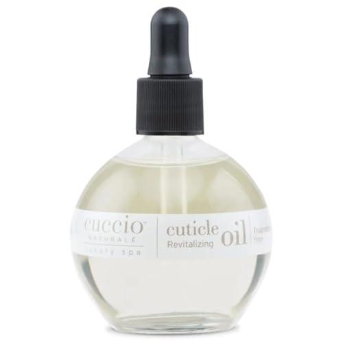 Cuccio Naturale Revitalizing Cuticle Oil - Hydrating Oil For Repaired Cuticles Overnight - Remedy For Damaged Skin And Thin Nails - Paraben/Cruelty-Free Formula - Fragrance-Free - 2.5 Oz