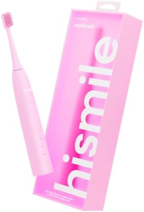 HISMILE Electric Toothbrush, 3 Brushing Modes, Smart Timer, Rechargeable Electric Tooth Brush for Adults and Children, Soft-Tapered Bristles, Mode Memory (Pink)