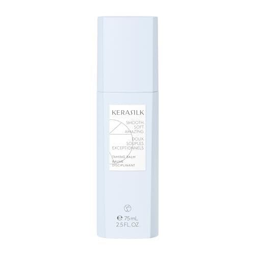 KERASILK Taming Balm | Nourishes & Hydrates Strands | Instantly Smooths & Softens Hair | With Heat Protection | For Coarse, Frizzy & Unruly Hair