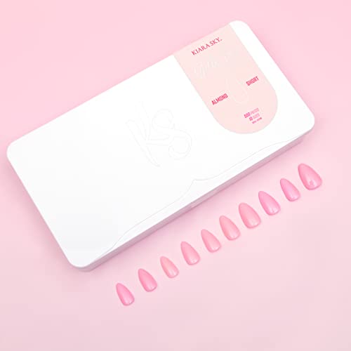 Kiara Sky Gelly Tips | Soak Off Soft Gel Nail Extensions | 500 pieces - 10 Sizes | Almond Short