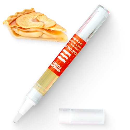 Cuticle Oil Pen – Dessert Scented Nail Growth and Strengthener with Almond, Jojoba, Vitamin E – Cuticle Care Oil for Nails and Cuticles – Nail Repair and Hardener – Nail Care Pen (Apple Pie)