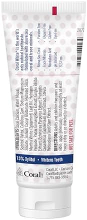 Coral White Kids Bubble Berry Fluoride Free Toothpaste - 4 Ounces (1 Pack)