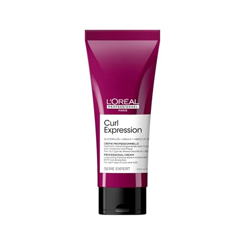 L'Oréal Professionnel Paris Curl Expression Leave-In Cream - For Curly and Coily Hair, Provides 2X More Hydration, Paraben-Free