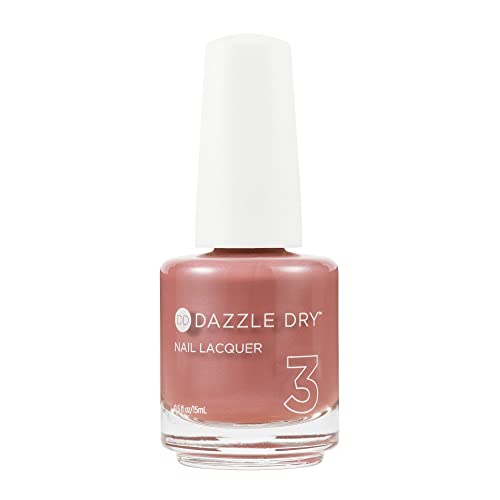 Dazzle Dry Nail Lacquer (Step 3) - Day Dreaming - A nude mauve with shimmer dusting. Full coverage shimmer. (0.5 fl oz)