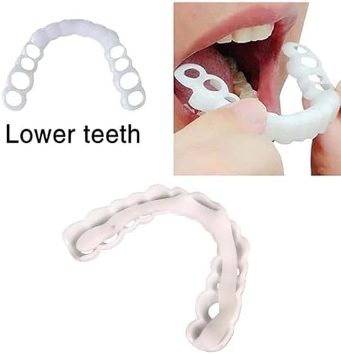 2 Pairs, Temporarily Adjustable for Men and Women, Regain Confidence Smile