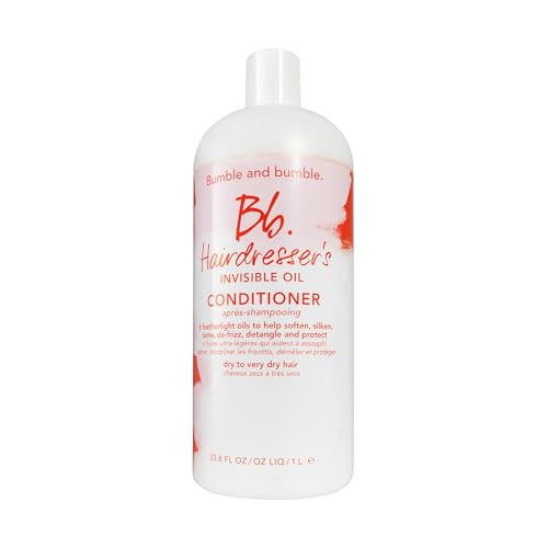 Bumble and bumble. Hairdresser's Invisible Oil Hydrating Conditioner | Hydrating, Anti Frizz, Shine, Color Safe | Curly, Wavy, Straight | With Argan, Grapeseed + Coconut Oil