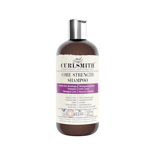 CURLSMITH – Core Strength Shampoo, Gentle Protein-Rich for Frequent Use