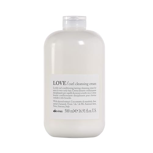 Davines LOVE Curl Cleansing Cream, All In One Shampoo and Conditioner, Soften and Hydrate Wavy And Curly Hair, 16.9 Fl. Oz