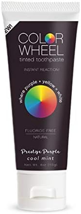 Color Wheel Teeth Whitener (Mint) Instantly Whitens Teeth. Easy to Use. 4 Ounce (Pack of 1)