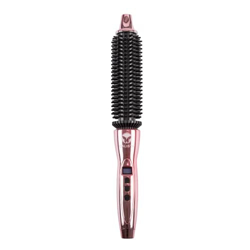 CALISTA Perfecter Pro Heated Round Brush | Lift, Volumize, and Style with No Heat Damage for Healthier-Looking Hair | 4 Sizes for Most Hair Types | Dual Voltage & Adjustable Temp (1.0, Rose Gold)