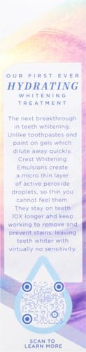 Crest Whitening Emulsions On-the-Go Leave-On Teeth Whitening Gel Pen, 0.35 Oz (10 G)