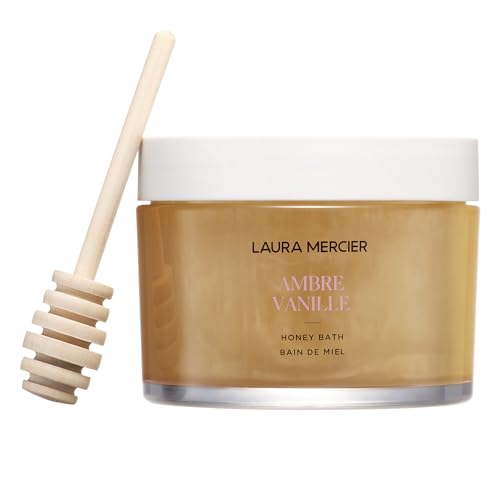 Laura Mercier Honey Bath Gel, Foaming Bubble Bath, Long-Lasting Hydration, Helps Maintain Skin's Moisture, Provides Visible Radiance, Suitable for All Skin Types