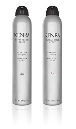 Kenra Ultra Freeze Spray 30 | Ultimate Hold Hairspray | Long-Lasting, Ultra-Firm Hold | Fast-Drying Formula | Provides Humidity Resistance | High Shine, Flake-Free Finish | All Hair Types