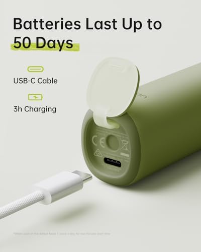 Laifen Wave Special Electric Toothbrush, New 2025 Version Oscillation & Vibration Sonic Electric Toothbrush for Adults with App, 2 Brush Heads, IP68 Waterproof Travel Powered Toothbrush (Meadow Green)