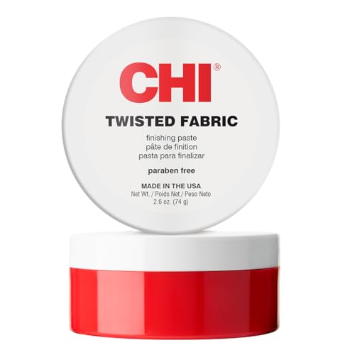 CHI Twisted Fabric, Moisturizing Styling Paste For Sculpting & Molding Hair, Creates A Brilliant Finish, Sulfate, Paraben, & Cruelty-Free, 2.5 Oz
