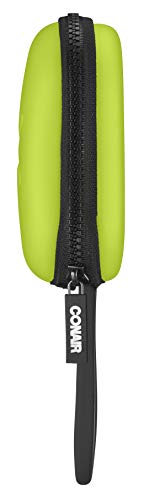 Conair The Knot Doctor for Premium Pro Detangling Brush for Wet or Dry Hair with Green Storage Case, Black