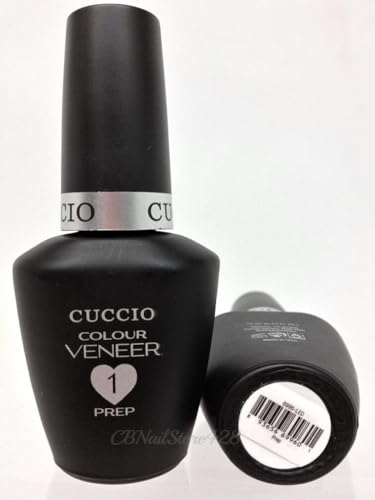 Cuccio Veneer Treatment Pack – Complete LED/UV Gel Polish System, Includes Prep, Fuse, Base, and Top Coat, 13 mL Each