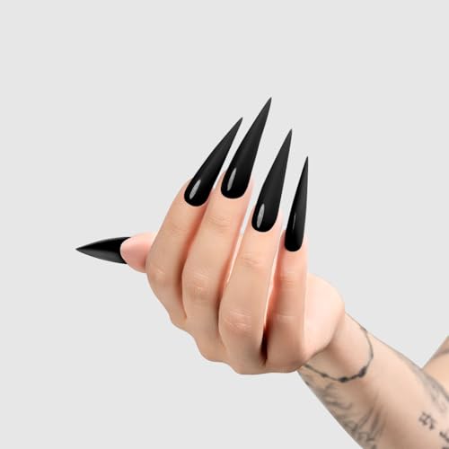 Chaun Legend UV Gel Nail Polish, 0.5 Ounce Long Lasting Salon Quality, Bubble Free Professional Manicures, Quick Dry, High Shine, Black Diamond LG5080 (opaque black)