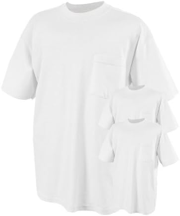 Jerzees Men's Dri-Power Short Sleeve T-Shirt Pocket