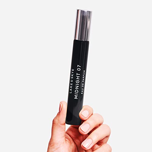 Lake & Skye Midnight 07 Eau de Parfum Spray, Long Lasting Fragrance, 0.5 fl oz (15 ml) - Alluring, Mysterious, Fruity Scent