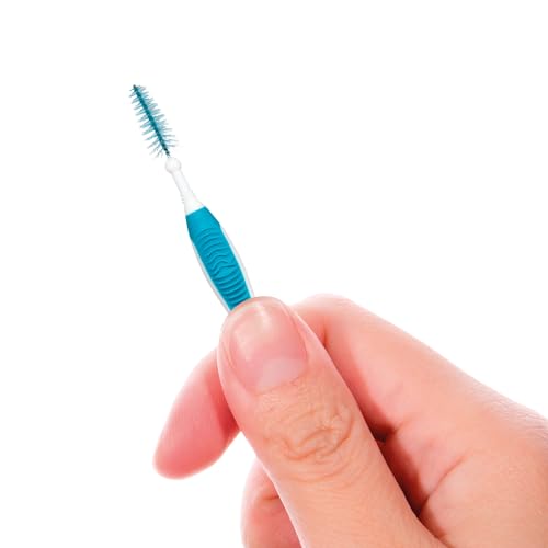 GUM Proxabrush Go-Betweens - Wide - Interdental Brushes - Soft Bristled Dental Picks for Plaque Removal Health - Safe for Braces & Dental Devices, 10 Count (Pack of 4)