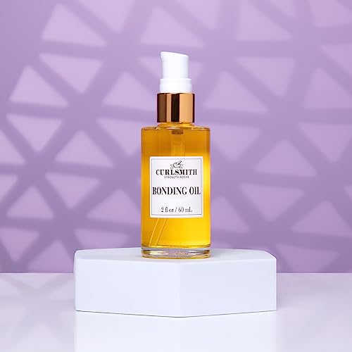 CURLSMITH – Bonding Oil, Lightweight Finishing Oil, For All Hair Types Including Dry & Damaged (60ml/2 fl oz)