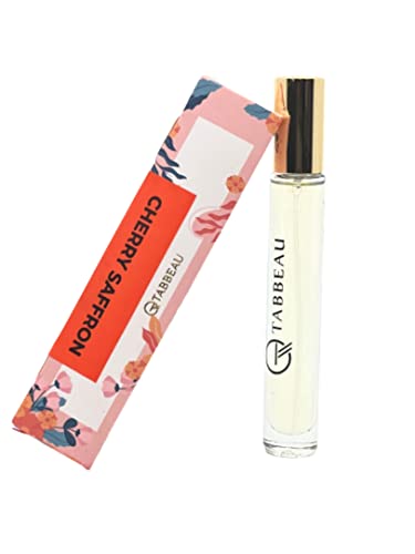 CHERRY SAFFRON Eau De Parfum| Handmade Fragrance Unisex for Women and Men|Clean & Natural Ingredients|Vegan based with notes of Pure Saffron & Cherry(TRAVEL SIZE 10 ML/0.33 OZ)