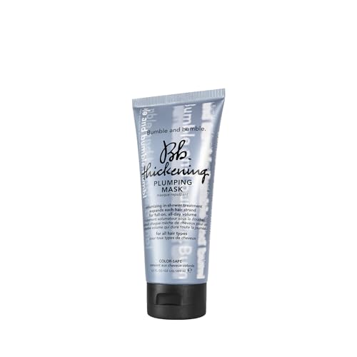 Bumble and bumble. Thickening Plumping Hair Mask | Color Safe | Hydrating, Volumizing, Smoothing + Strengthening | Curly, Wavy, Straight